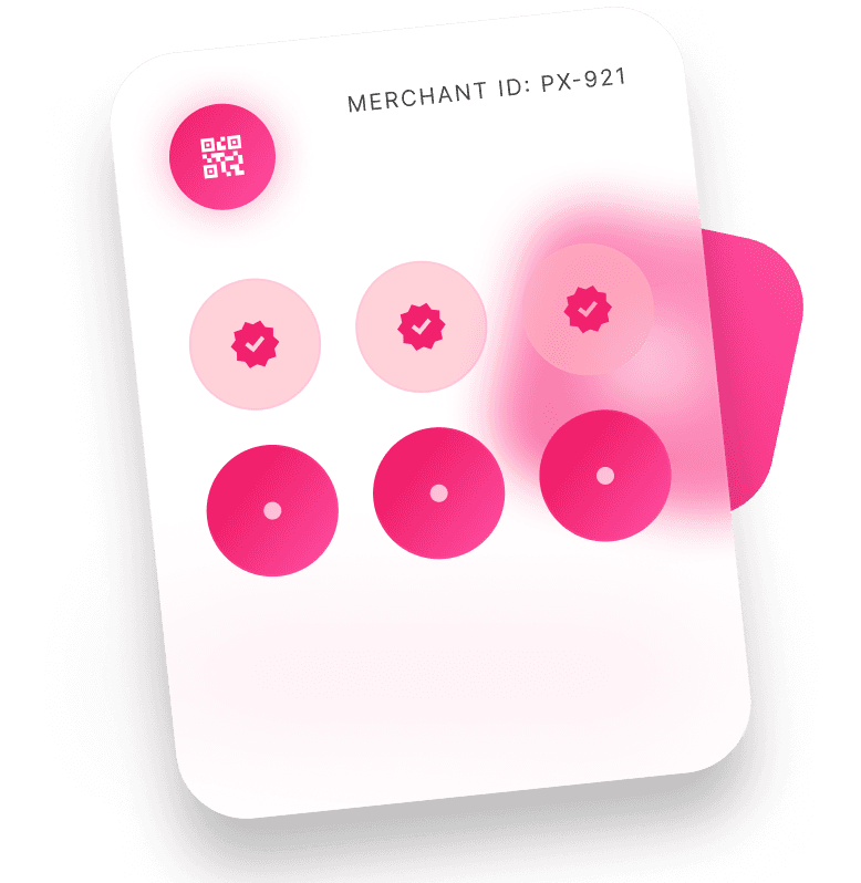 Perkzio customer app collect stamps screen