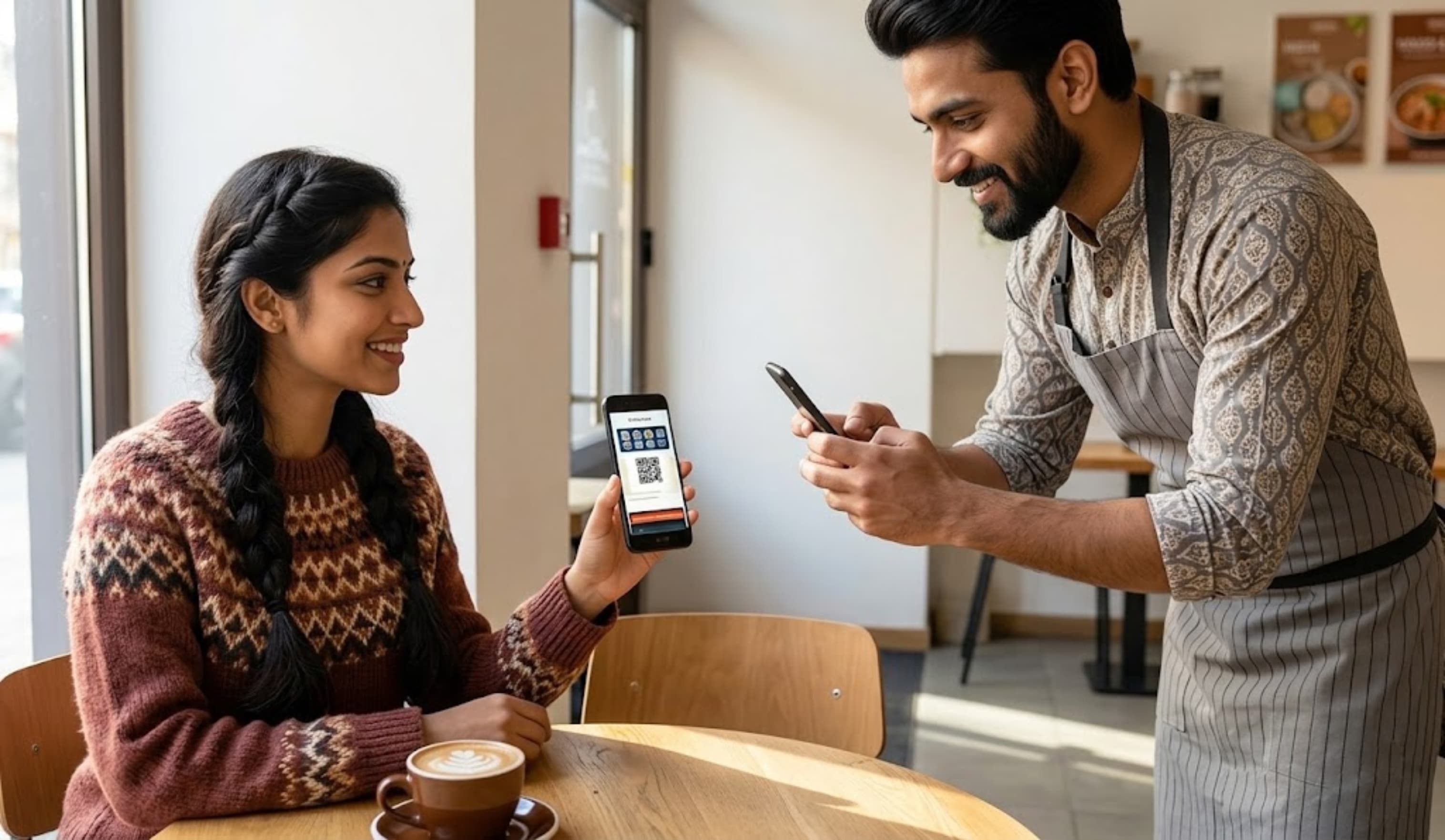 Perkzio merchant app stamping a customer